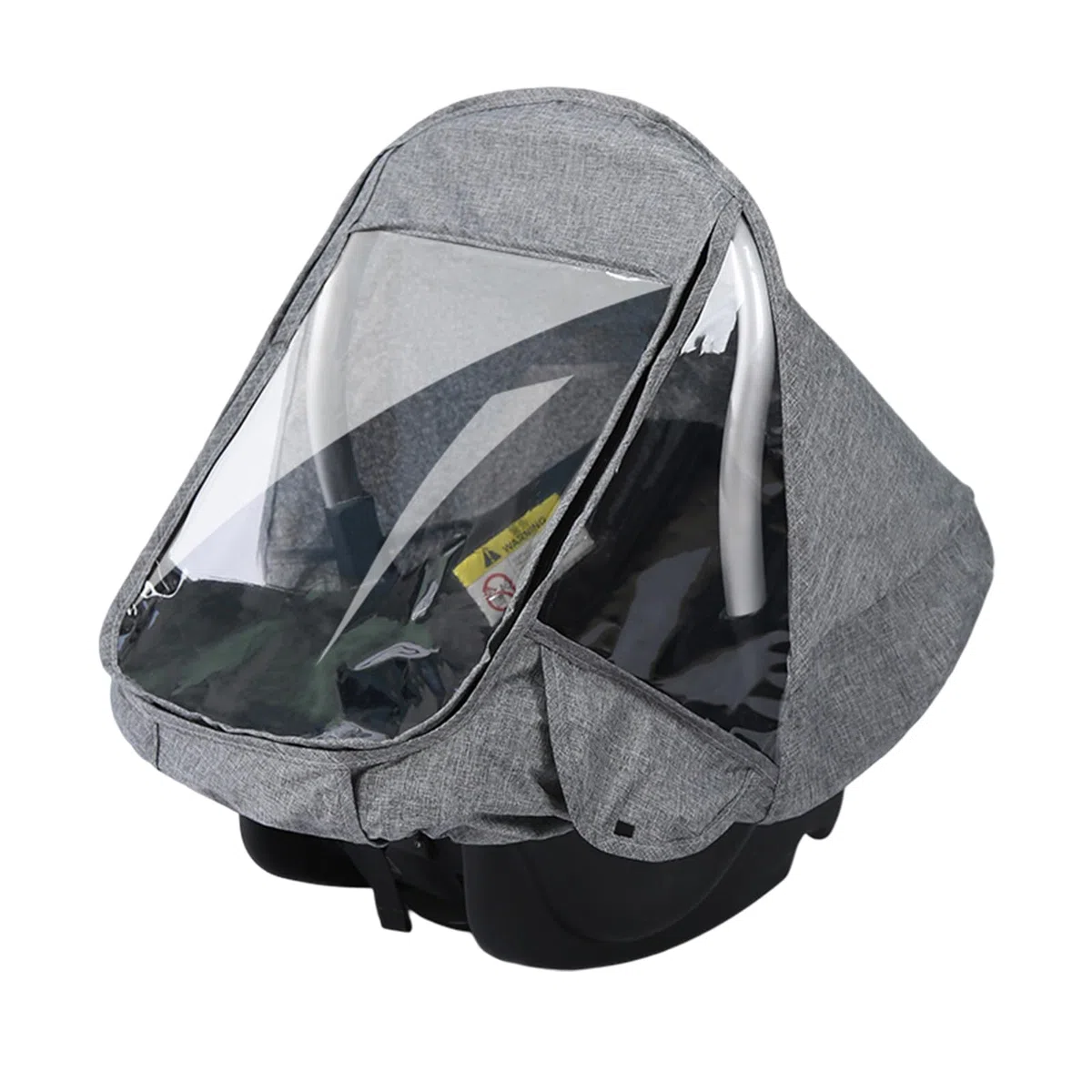 Protector de Lluvia para Silla Coche Cubierta Universal para la Lluvia Burbuja de Lluvia Universal Cubierta para Lluvia Transparente Burbuja Lluvia Universal Accesorio para Asiento de Coche (Gris)