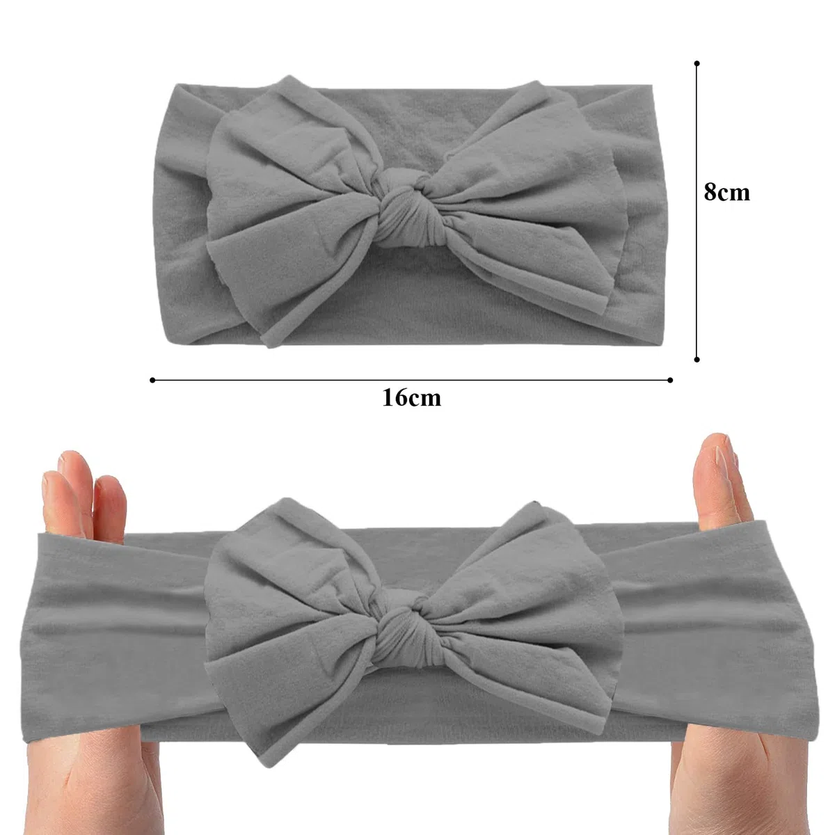 Hocaies Vendas del bebé Hairband de los bebés recién Nacidos Diademas de bebé anchas con lazo Diadema Elástica Niñas Banda Para Cabeza Bebe Accesorio Bebe Niñas Recien Nacida