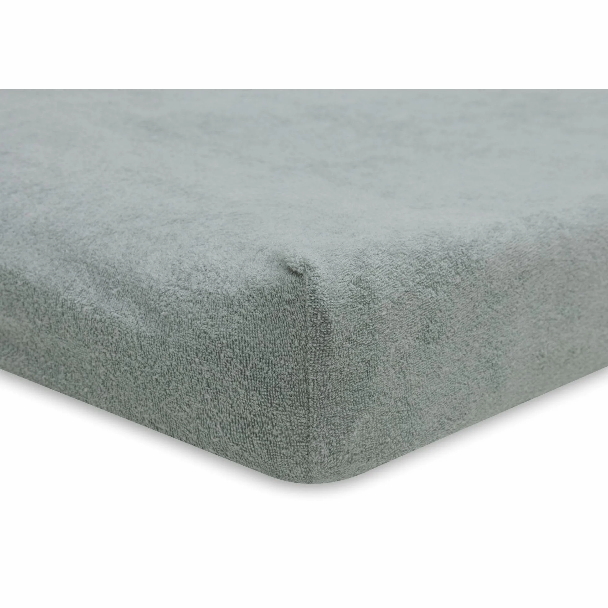 Jollein Funda para cambiador de pañales de rizo, color verde mar, 2 unidades, 50 x 70 cm, 85% algodón, 15% poliéster, certificado Oeko-Tex, funda para cambiador
