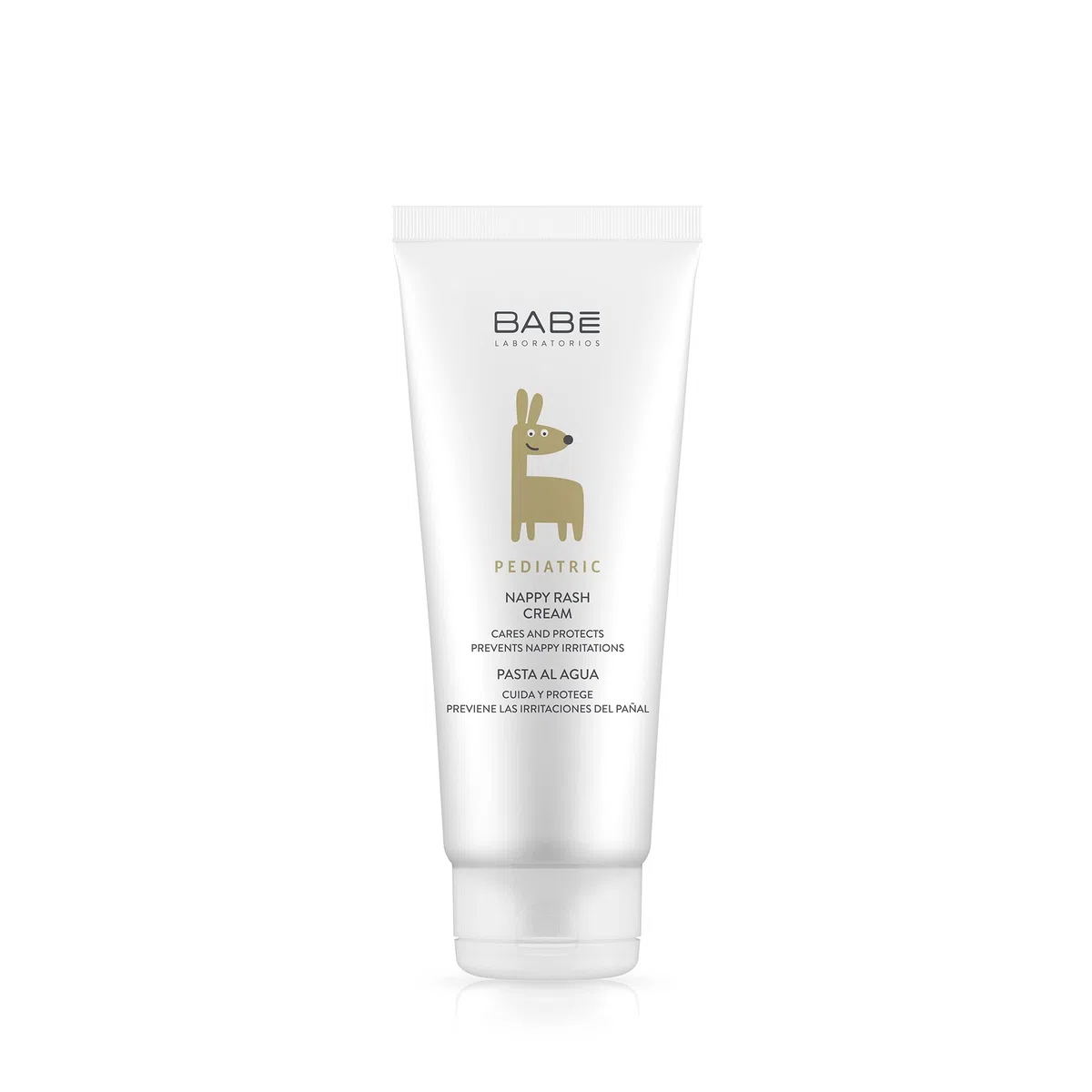 LABORATORIOS BABÉ - Pasta al Agua Pediátrica 100ml | Protectora y Calmante para Bebés con Piel Sensible | Previene y Combate la Irritación y Dermatitis del Pañal | Regeneración y Alivio de la Piel