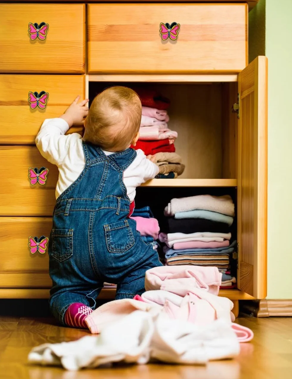 Juego de 6 pomos de goma suave para muebles de jardín de estilo místico, para niños, niñas, jóvenes, para armarios y cajones, para habitación de los niños, armarios, juguetes, color rosa