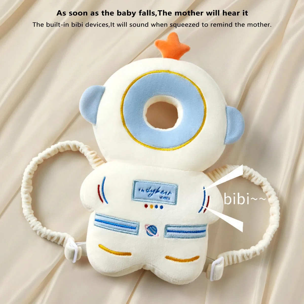Mochila Para Bebé Almohada De Protección Para La Cabeza, Almohadilla De Protección Para La Cabeza Para Niños, Almohadilla De Seguridad Ajustable Para Bebés, Mochila Protectora, Astronauta