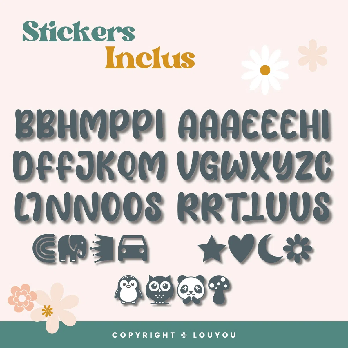 Cubos de Madera de 5cm x 5cm Kit de 4 Cubos con Pegatinas Grises - Letras de Madera de Gran Tamaño, Nombre Personalizado, Decoración para Habitación Infantil y Regalo de Nacimiento (Gris, 4)