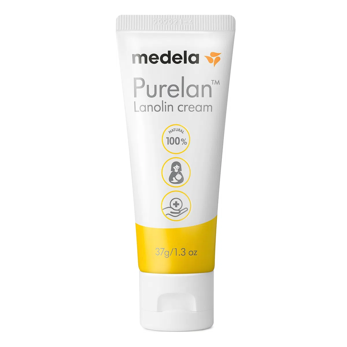 Medela crema de lanolina Purelan para pezones, alivio para pezones doloridos y piel seca, a base de ingredientes naturales, hipoalergénica y probada dermatológicamente, sin fragancia, 37 g