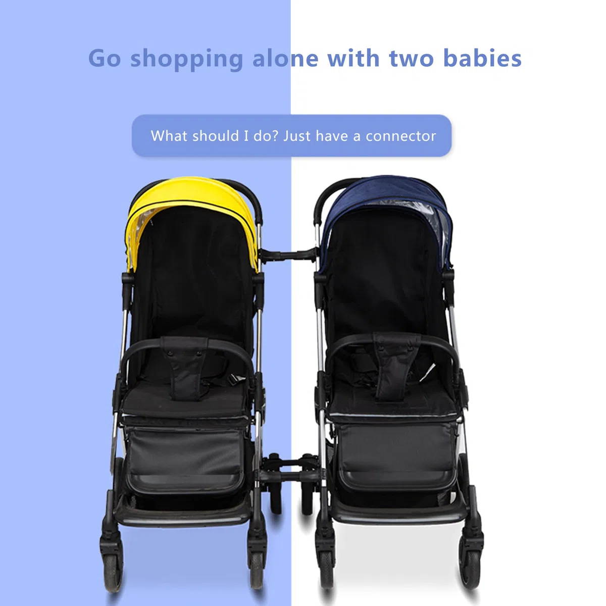 Trillizos Y Cuadrupletes Seguros, Juego De Juntas De Cochecito De Bebé, Conector (conjunto De) Conector Para Cochecito Gemelo, Cochecito, Juego De Conexión Para Trillizos De Cochecito De Bebé