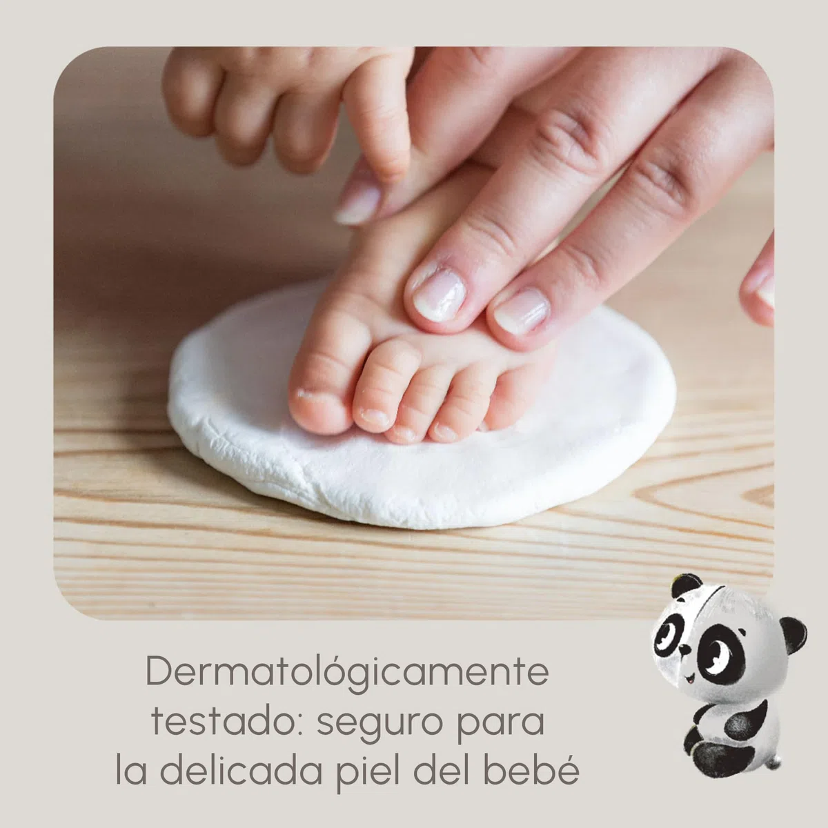 Tiny Love Huella Pura, Kit Adorno Arcilla, Kit Huella Bebé Pie y Manos, Dermatológicamente Testado, Recuerdo Todo en Uno, Recuerdos Creativos, Tiny Creations