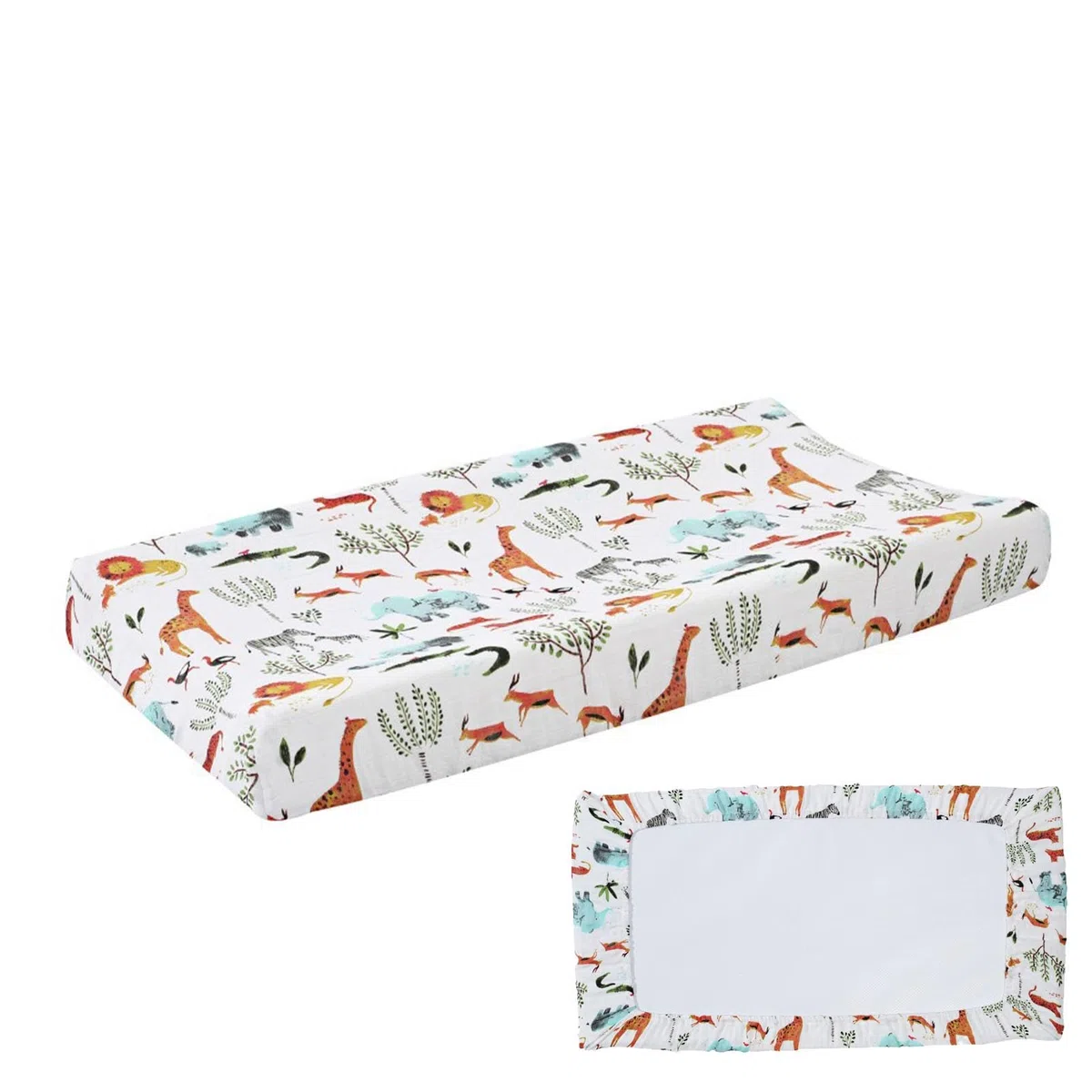 Funda Cambiador Bebe | Funda Para Cambiador Bebe | Funda Para Cambiador De Pañales De Bebé De Algodón | Cambiador Bebe Portátil Impermeable para Bebés Niños Y Niñas
