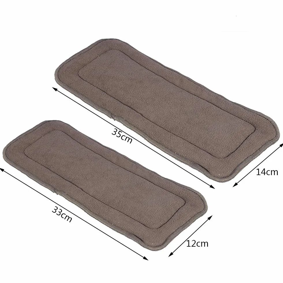 Pañal de tela lavable de 5 capas con carbón de bambú antibacteriano para adultos talla M
