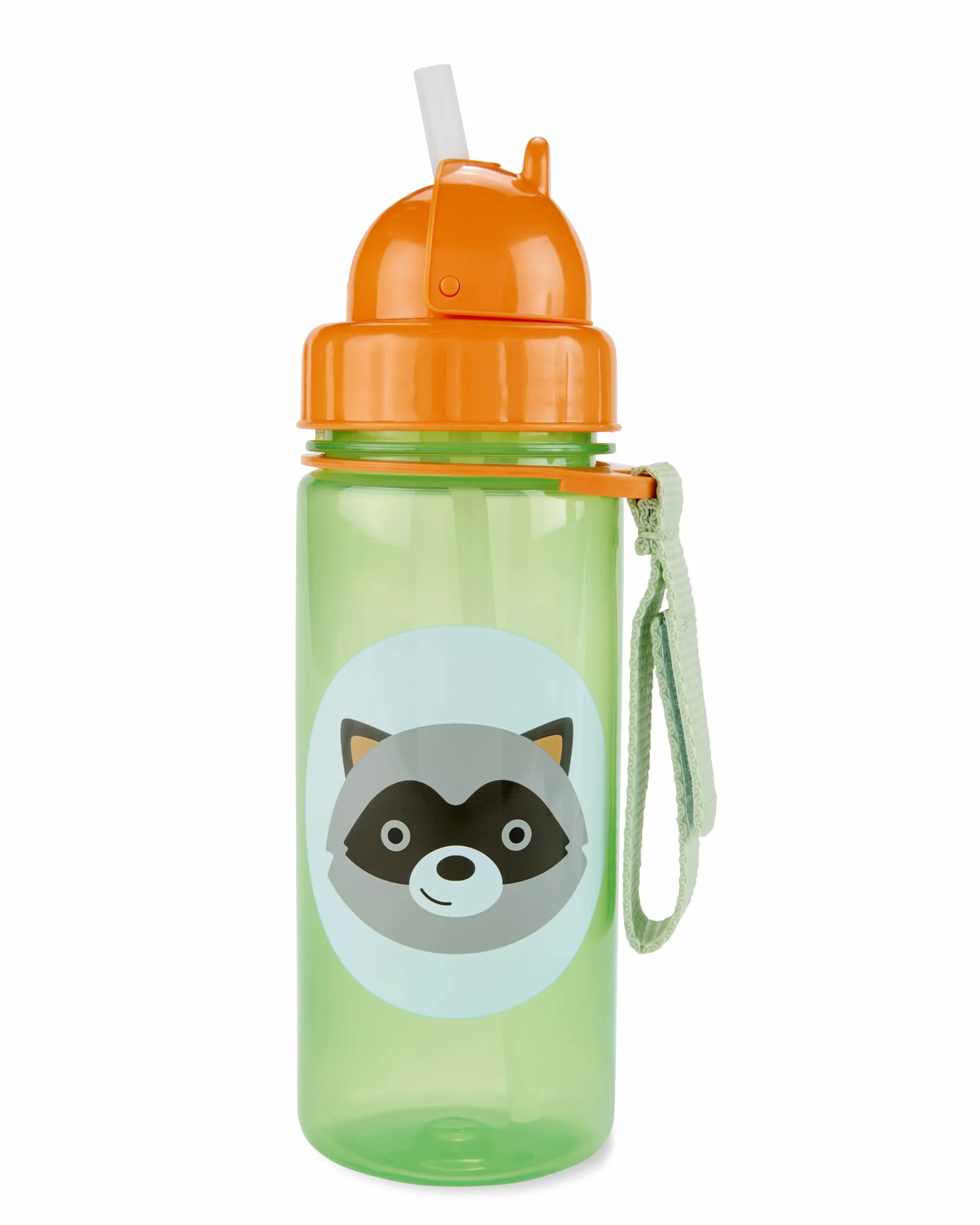 Skip Hop Zoo - Botella con pajita, diseño de mapache