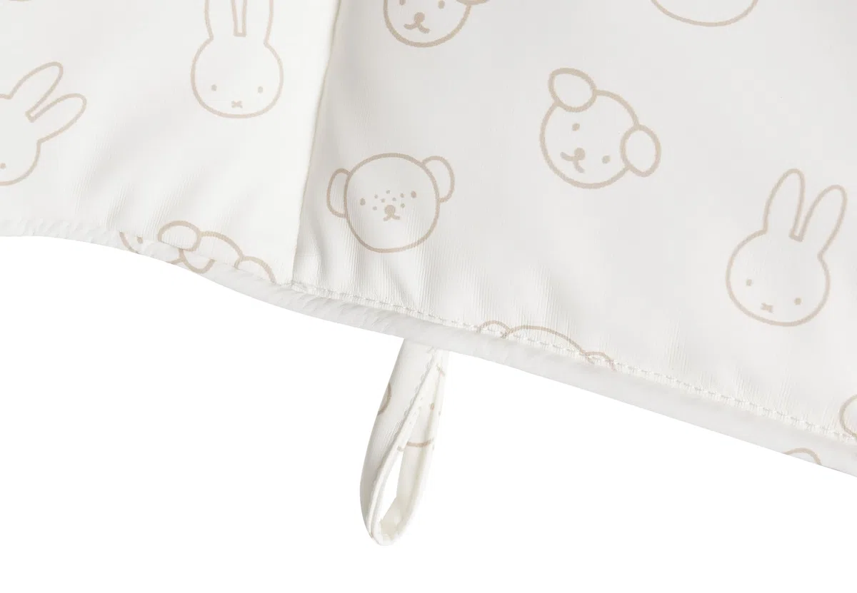 Jollein Cojín para Trona - Miffy and Friends - para Trona Antilop - con Soporte Lumbar y Lateral - Fácil de Limpiar - Reductor de Asiento para Trona - Recubierto de TPE