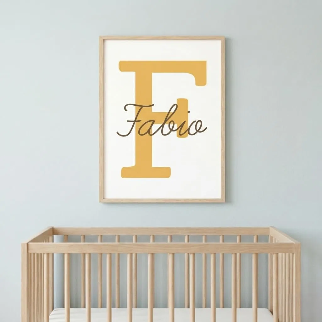 Set de 3 Cuadros Infantiles - Triptico Láminas Infantiles Personalizadas con Nombre e Inicial A3 - Decoración Habitación Bebé León y Arcoíris Boho Nordico Animales - Regalo Lienzo - Sin Marco (León)