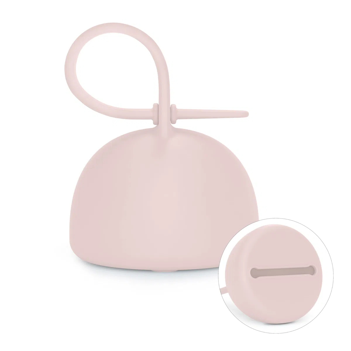 Suavinex, Portachupetes para Bebés. Funda para Chupetes de Silicona Flexible. Para llevar 2 Chupetes. Con Asa para Colgar. +0 Meses. Colour Essence, Rosewater