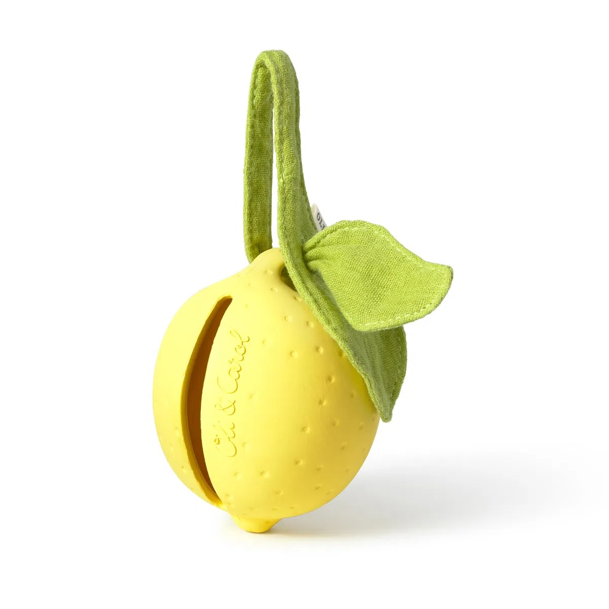 Oli & Carol - Portachupetes de caucho natural - Regalo para padres y bebés - Lou the Lemon