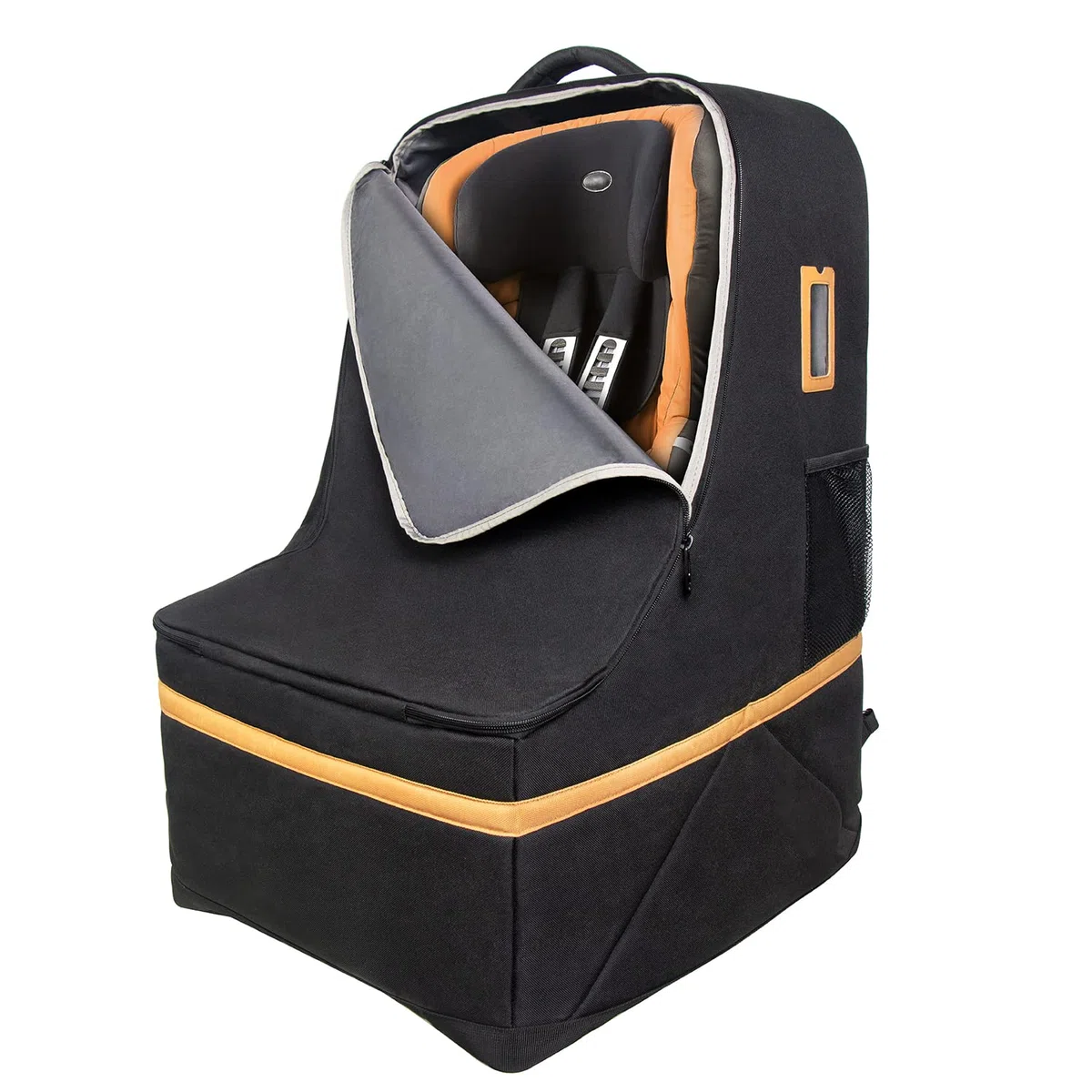 Hap Tim Bolsa de Viaje para Asiento de Coche, Funda Acolchada para Asiento de Coche para avión, transportador portátil para Asiento de Coche Esencial para Aeropuerto, Mochila de Viaje para Asiento de
