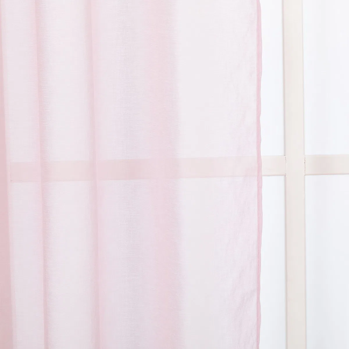 TRAMAS+ Cortinas Visillo Semitransparente para Salón y Dormitorio con Ojales, 140x260cm, 1 Pieza, Dormitorio, Infantil, Juvenil y Adulto y Comedor –Molly Malva