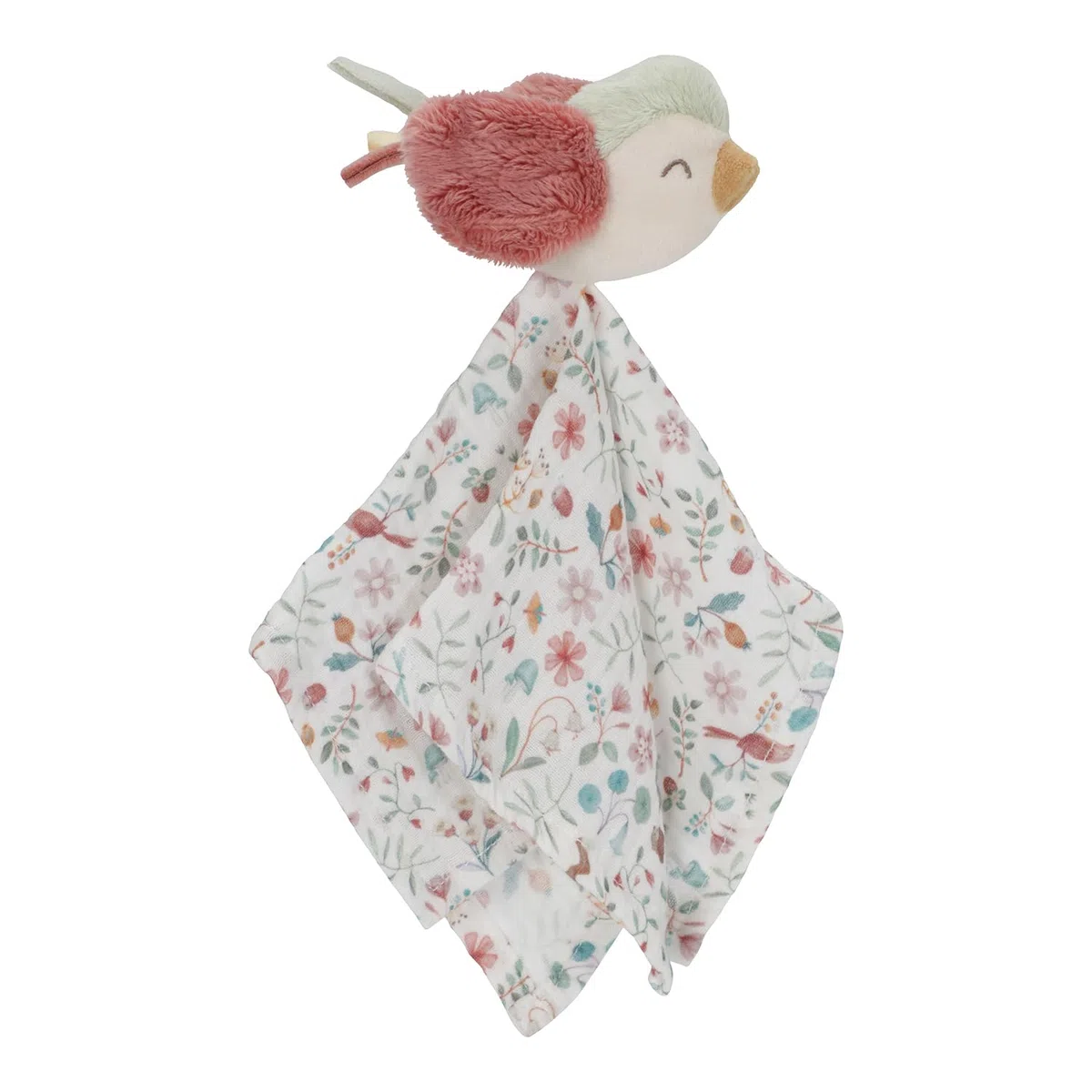 Little Dutch - Set de regalo para bebé de 3 piezas (paño de peluche, mordedor, peluche) ideal para el nacimiento, forma de ciervo, color rosa - Fairy Garden