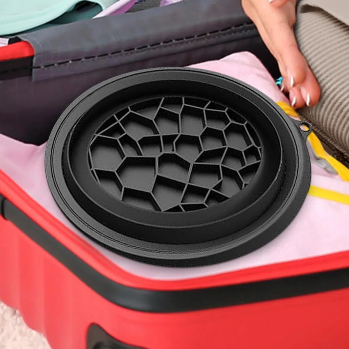 Cuenco De Hielo De Silicona Para Cara, Cuenco De Baño De Hielo Facial, Ice Face Bowl, Lavabo Plegable Con Bandeja De Hielo Incorporada, Para La Cocina De Viaje A Casa